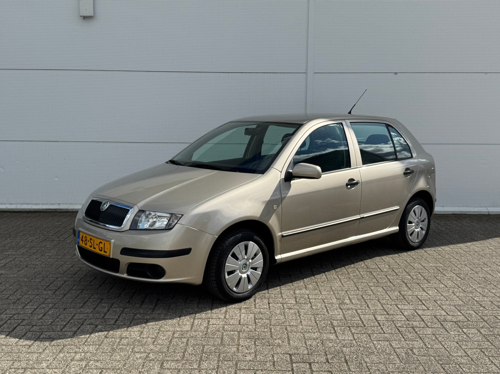 Skoda Fabia 1.4 55KW 2006 Beige, Auto's, Skoda, Voorwielaandrijving, 4 cilinders, Beige, Origineel Nederlands