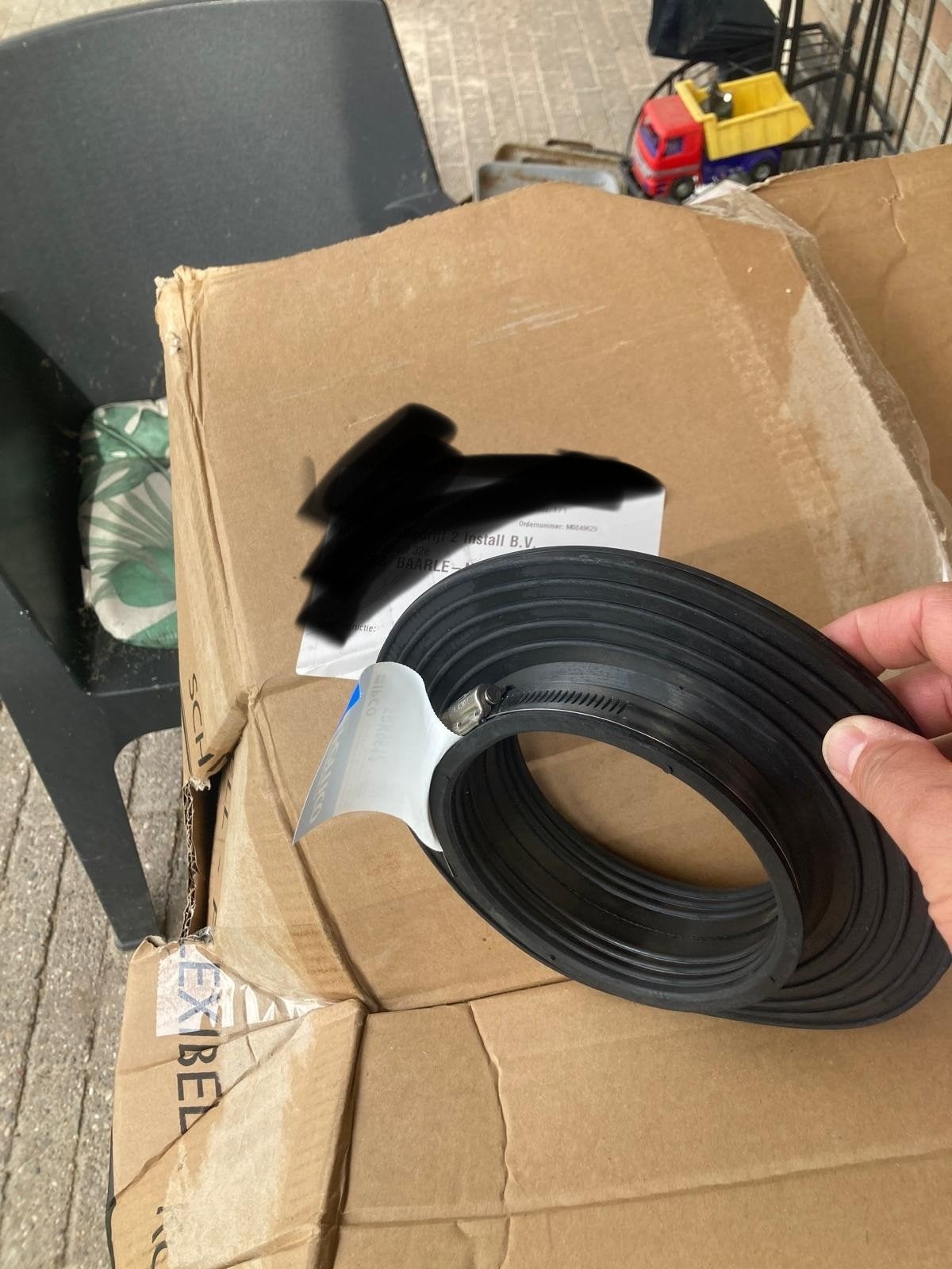 Fernco FRK9612 Muurkraag EPDM (122-138mm) – Gloednieuw, Ophalen of Verzenden, Nieuw