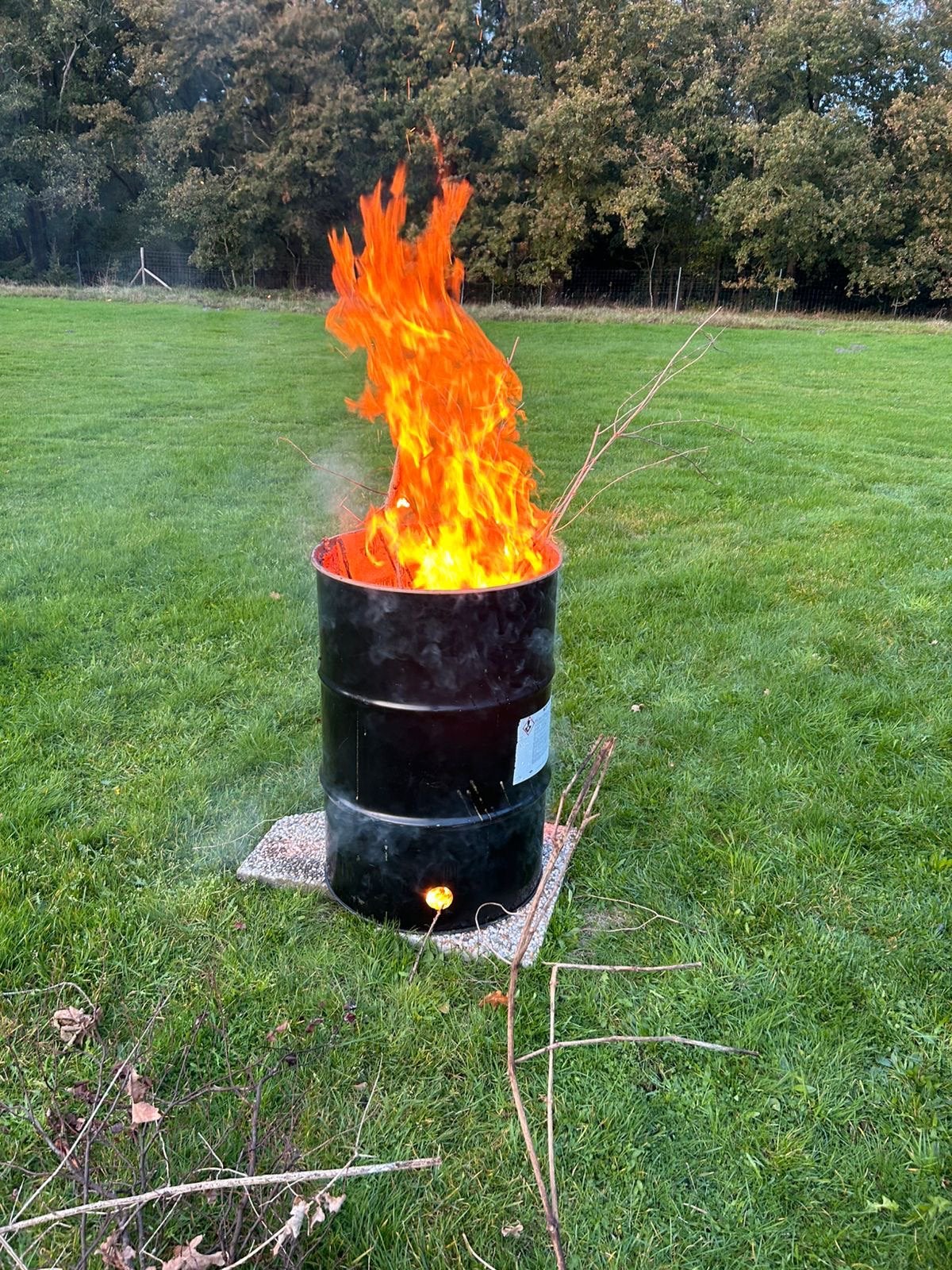 BRANDTON BRANDVAT TUINAFVAL VUURKORF VUURTON STOOKTON TON, Tuin en Terras, Vuurkorven, NVT, Nieuw, NVT, Ophalen of Verzenden