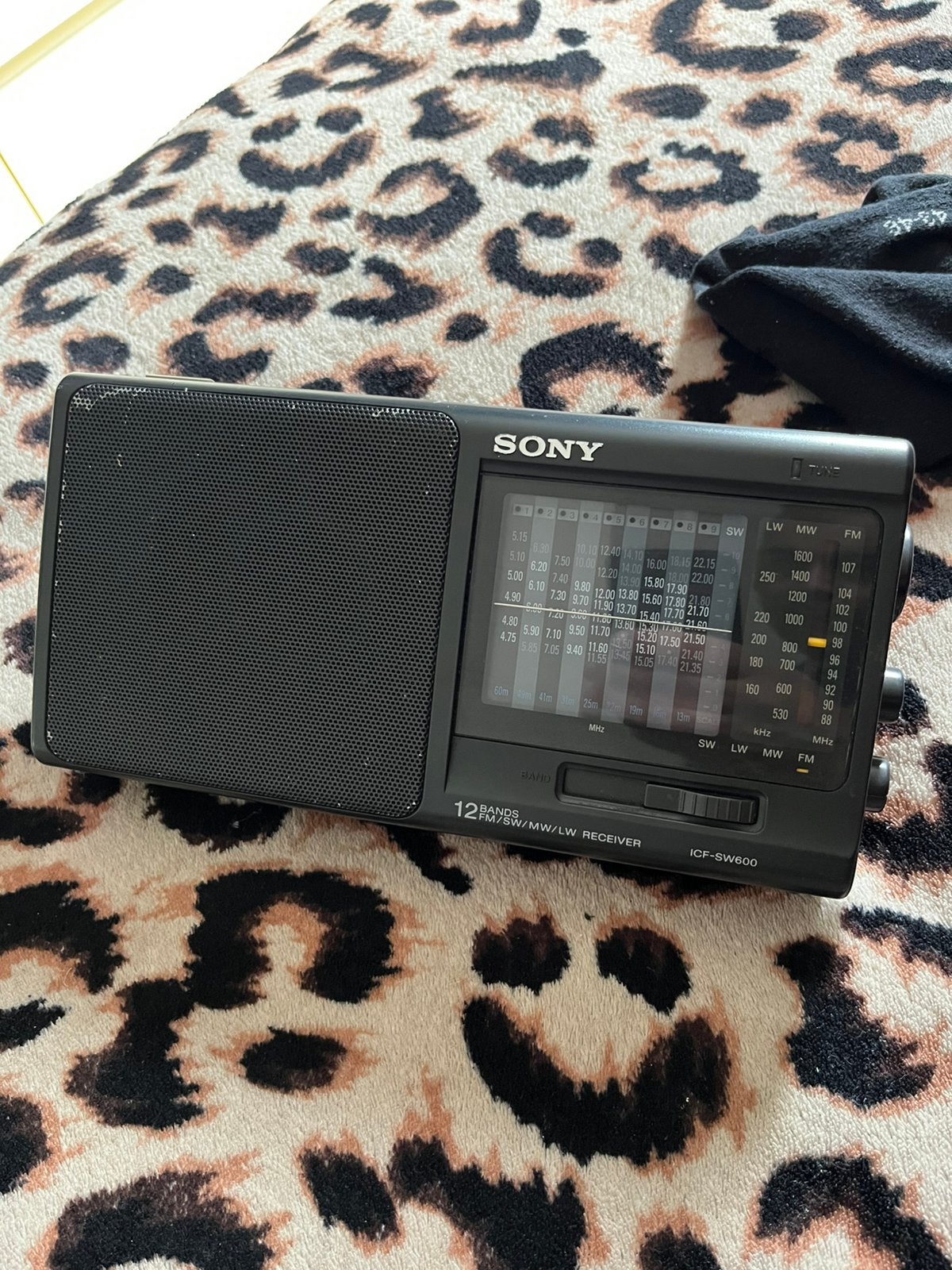 Vintage Sony ICF-SW600 Wereldontvanger – In Nette Staat, Ophalen, Gebruikt, Wereldontvanger