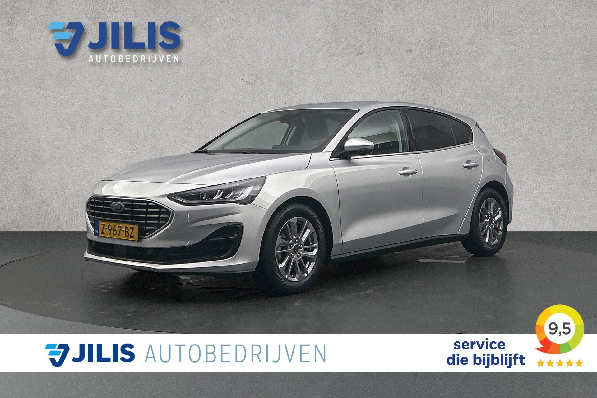 Ford Focus 1.0 EcoBoost Hybrid Titanium | LED koplampen | Na, Auto's, Stof, Gebruikt, Met garantie (alle), Origineel Nederlands