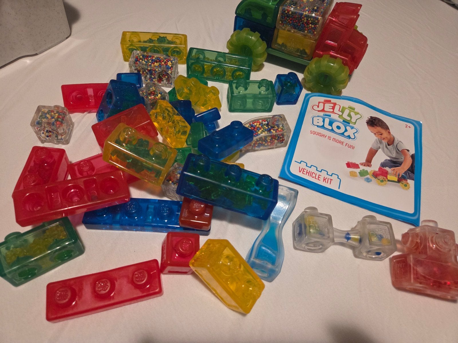 Jelly Blox / sensorische bouwstenen, Kinderen en Baby's, Speelgoed | Bouwstenen, Ophalen of Verzenden, Zo goed als nieuw