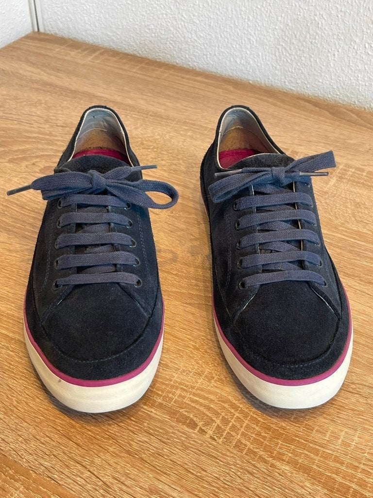 FitFlop Super T suède sneakers – maat 40 – donkerblauw, Fitflop, Blauw, Flop, Ophalen of Verzenden