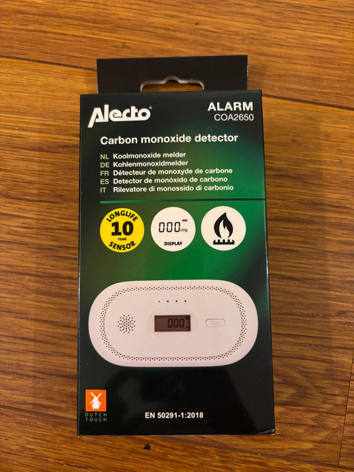 Alecto COA2650 Koolmonoxidemelder met 10 jaar sensor, Ophalen of Verzenden