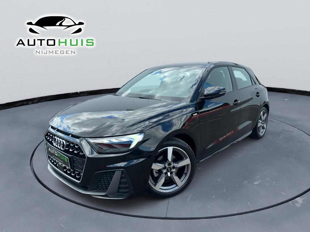 Audi A1 Sportback 30 TFSI Pro Line S Half leder drive select, Zwart, Leder en Stof, Zwart, Bedrijf