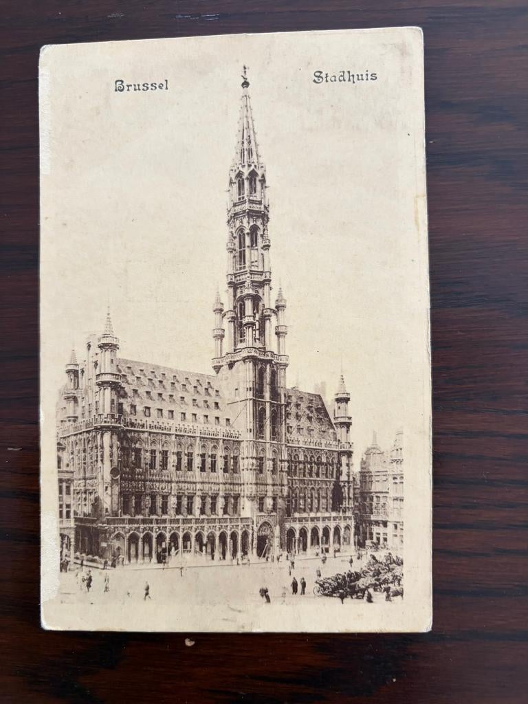 Ansichtkaart  Brussel, Boeken, Fiets- of Wandelgids, Ophalen of Verzenden, Benelux, Gelezen