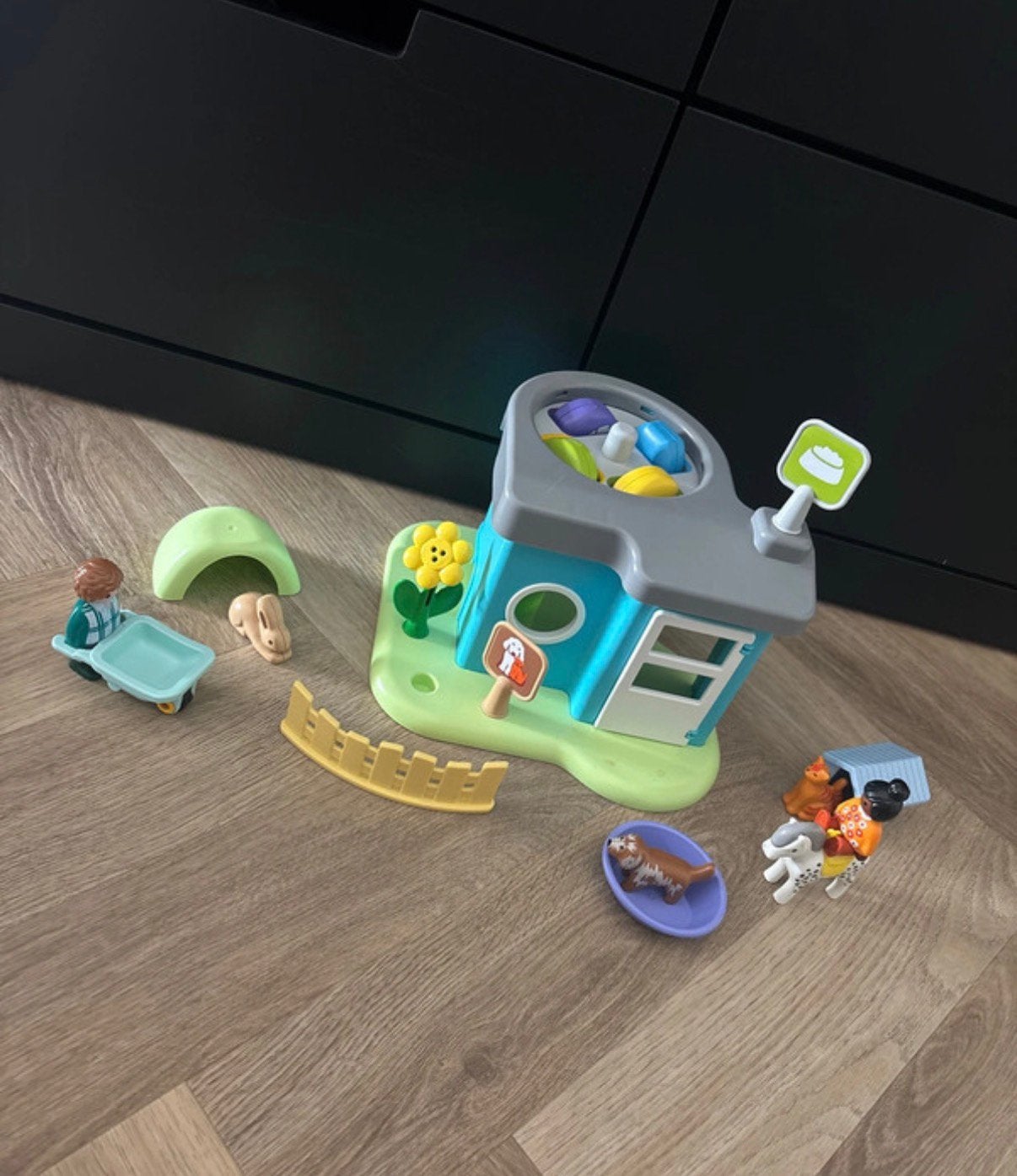 Playmobil dierenpension met voerapparaat, Gebouw, Complete set, 1.2.3, Ophalen of Verzenden