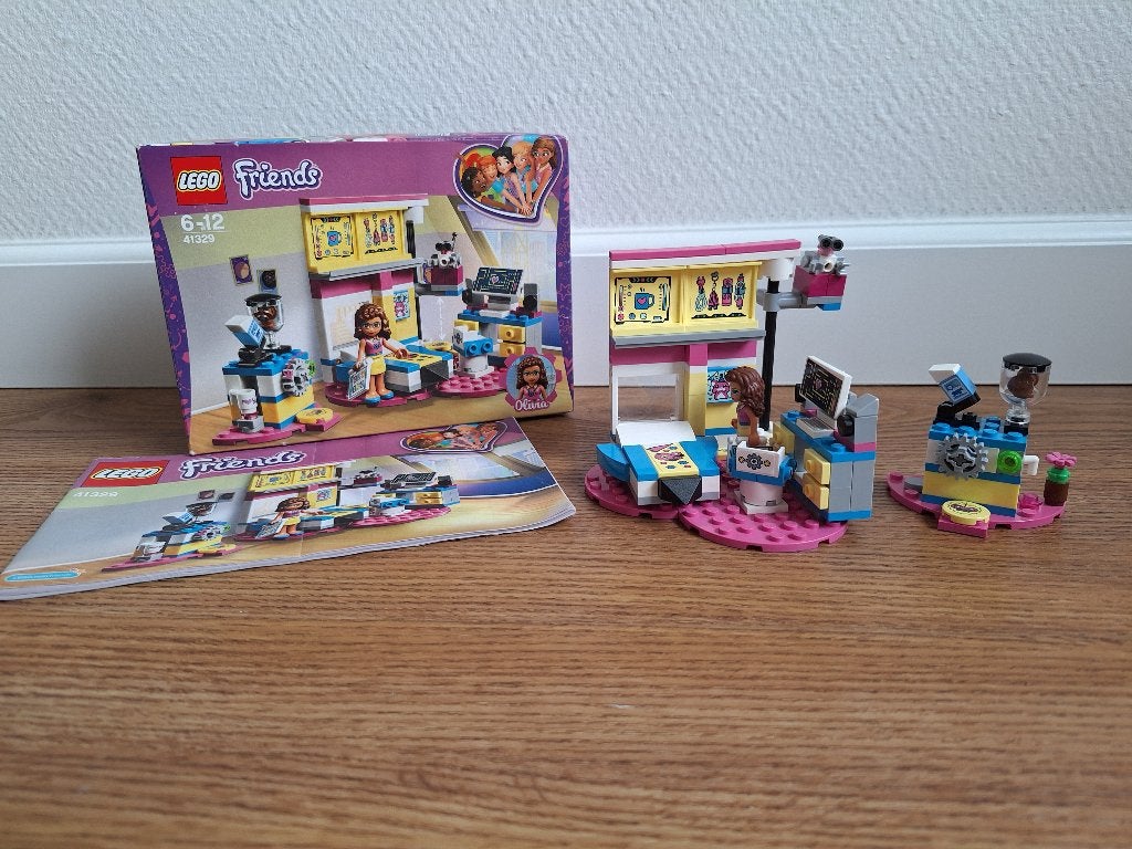 Lego friends Olivia's luxe slaapkamer 41329, Ophalen of Verzenden, Zo goed als nieuw