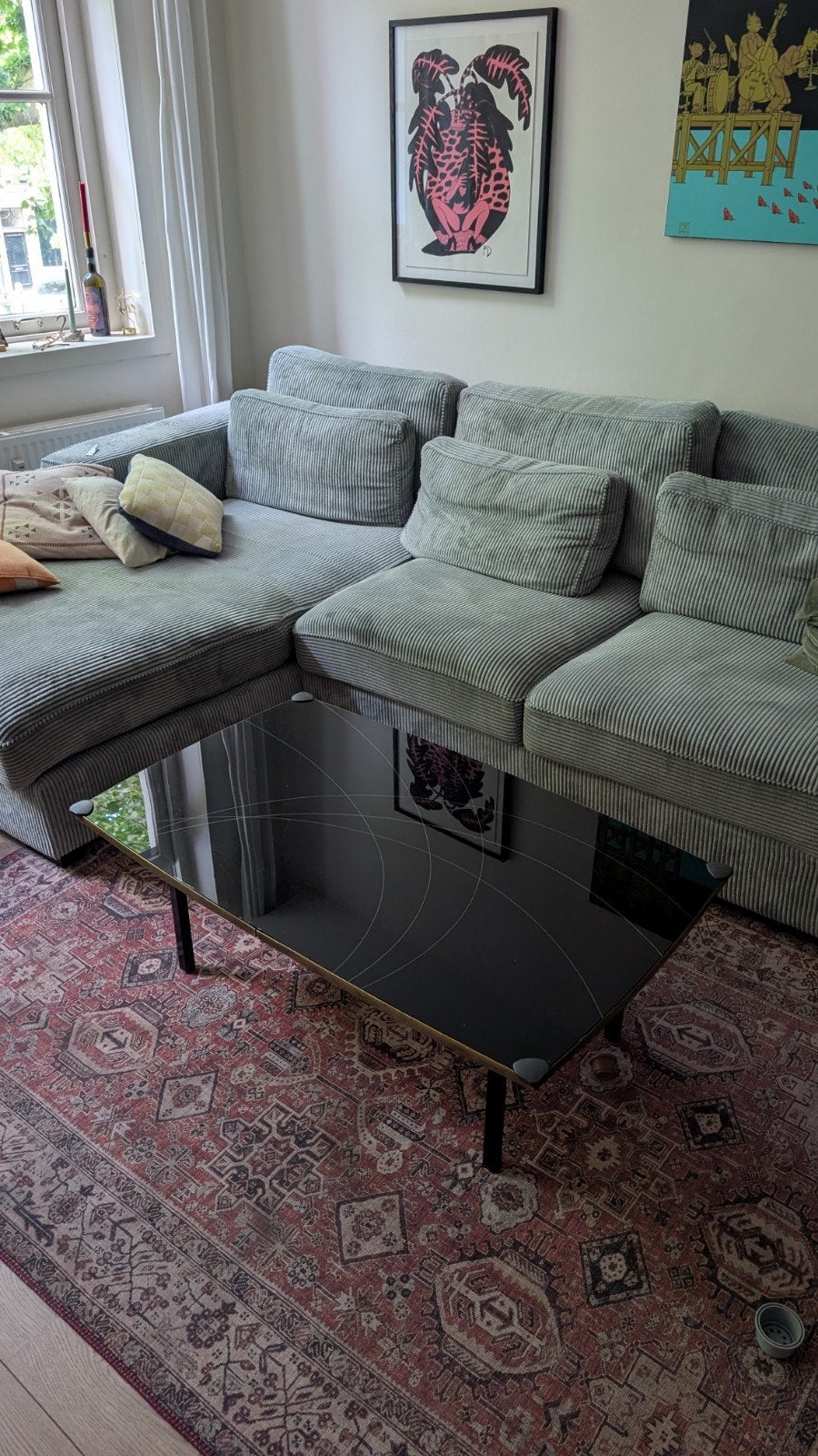 Salontafel vintage - 115x70x42 cm, Huis en Inrichting, Ophalen, Gebruikt, 100 tot 150 cm, 50 tot 100 cm