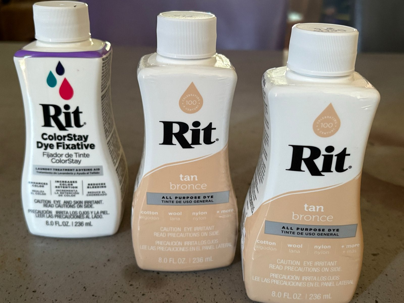 Rit Kleurverf (ongeopend) en Colorstay Dye Fixative, Ophalen, Geschikt voor stof, Textiel, Zo goed als nieuw