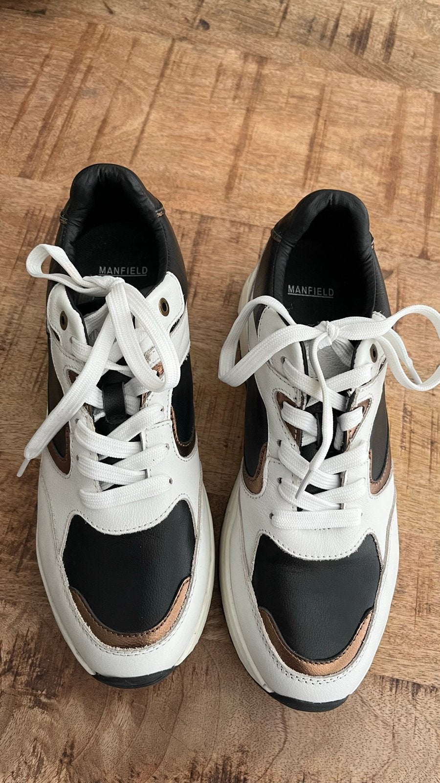 Manfield sneakers maat 40 - nieuw, Wit, Nieuw, Ophalen of Verzenden, Sneakers of Gympen