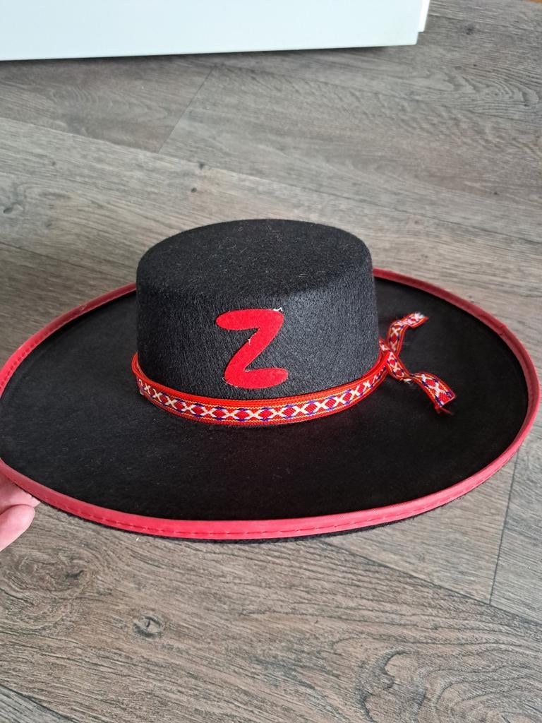 Zorro hoed, Ophalen of Verzenden, Zo goed als nieuw, Jongen of Meisje