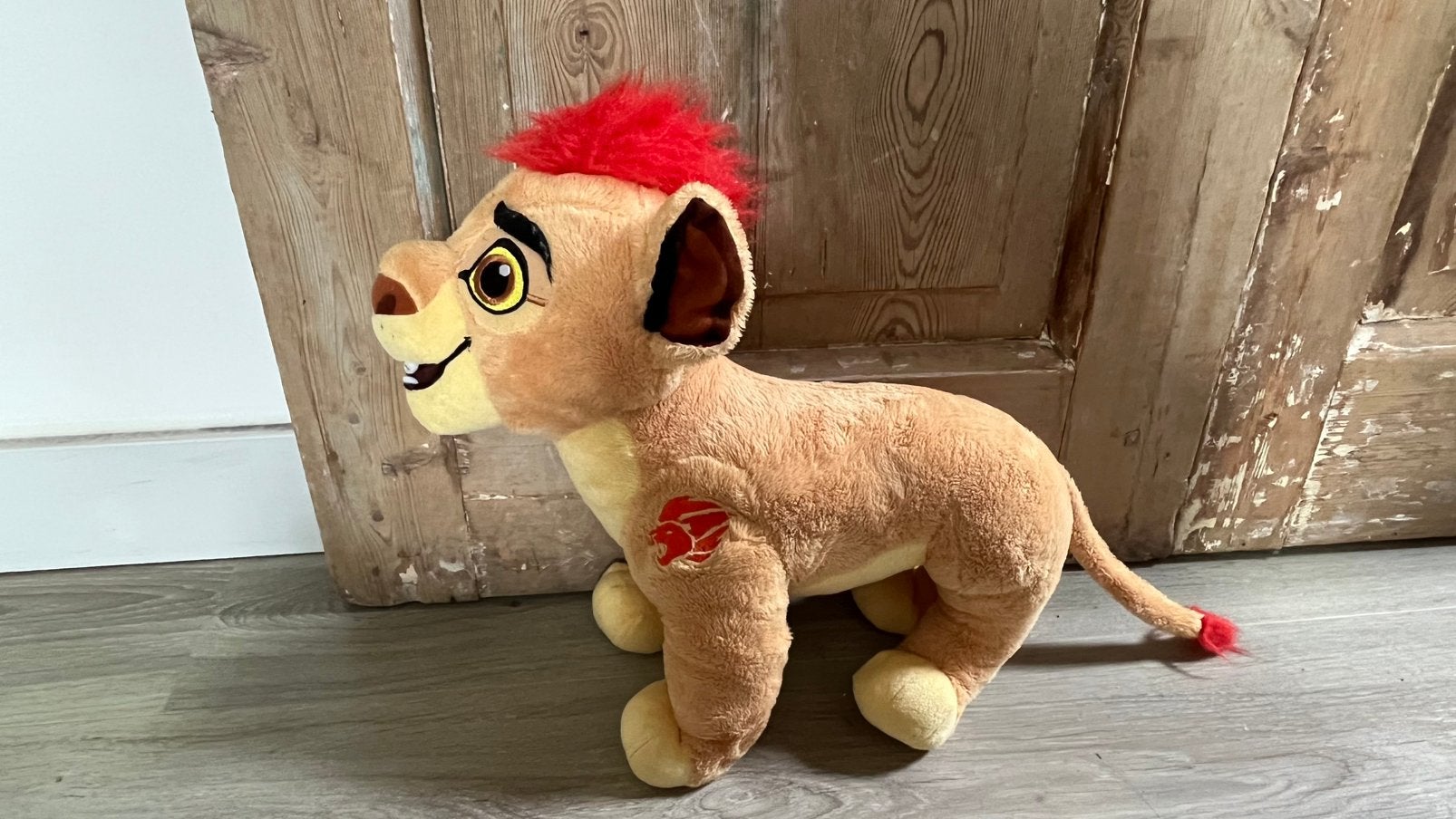 De Leeuwenwacht Kion knuffel - Zo goed als nieuw, Ophalen of Verzenden, Leeuwenkoning of Jungle Boek, Zo goed als nieuw, Knuffel