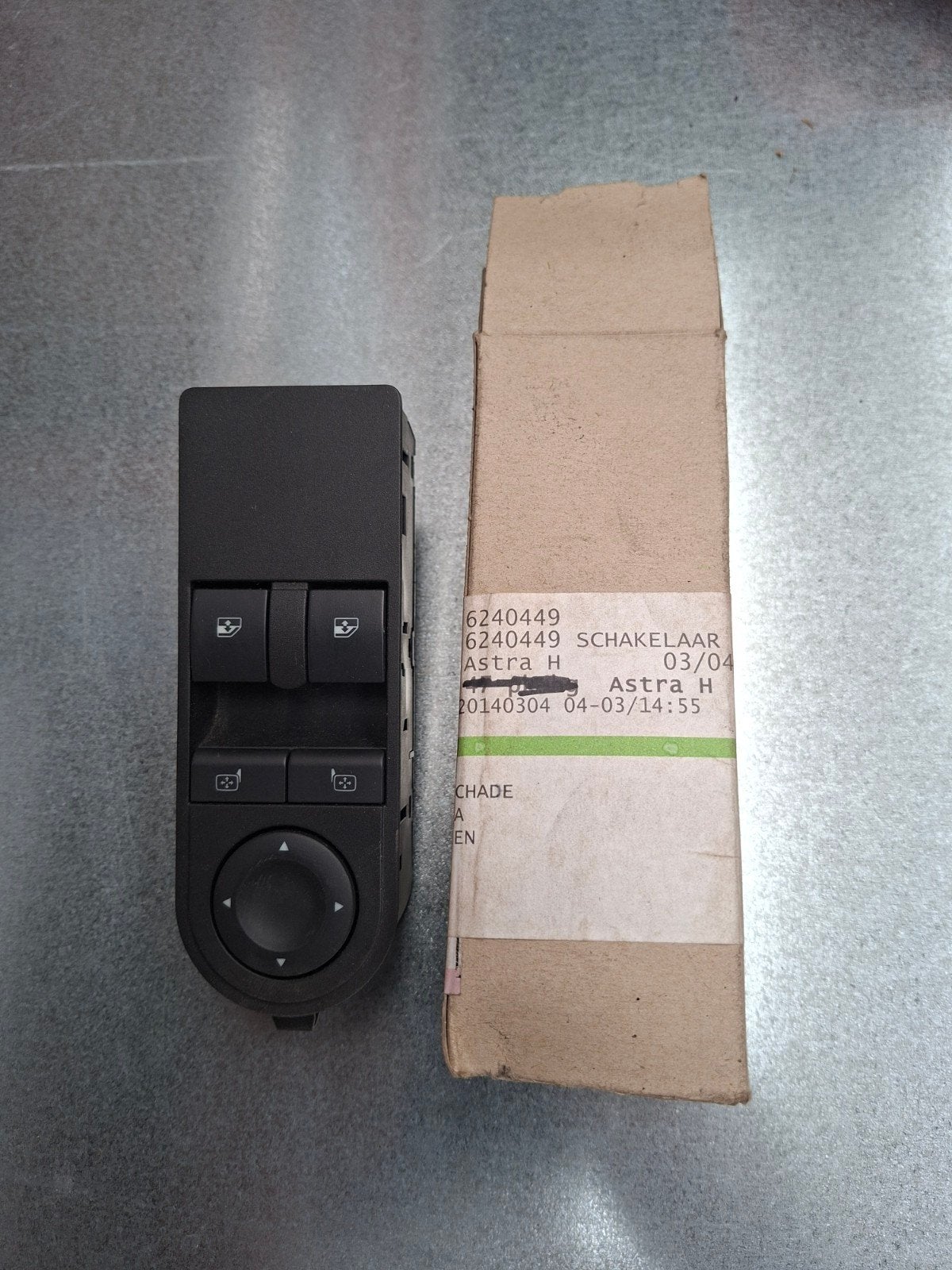 Opel Astra H schakelaar ramen en spiegels bestuurderskant, Ophalen of Verzenden, Nieuw, Opel