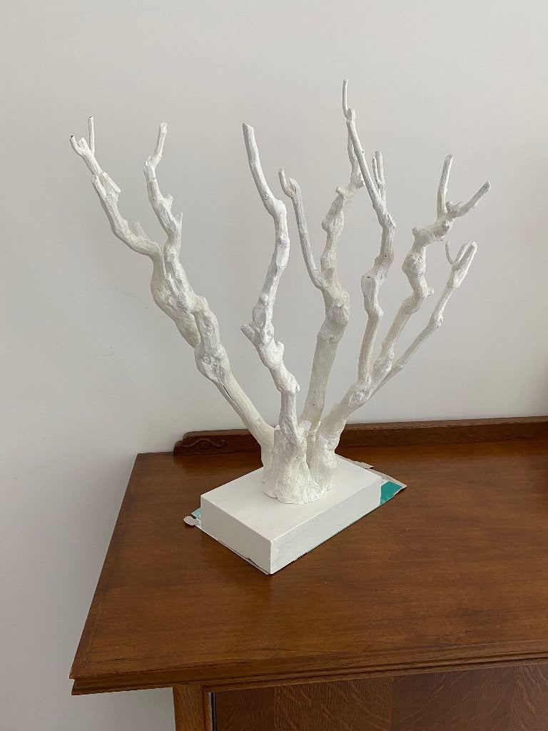 Decoratief wit koraal object - 58 cm hoog, Wit, Object, Ophalen of Verzenden, 58 cm