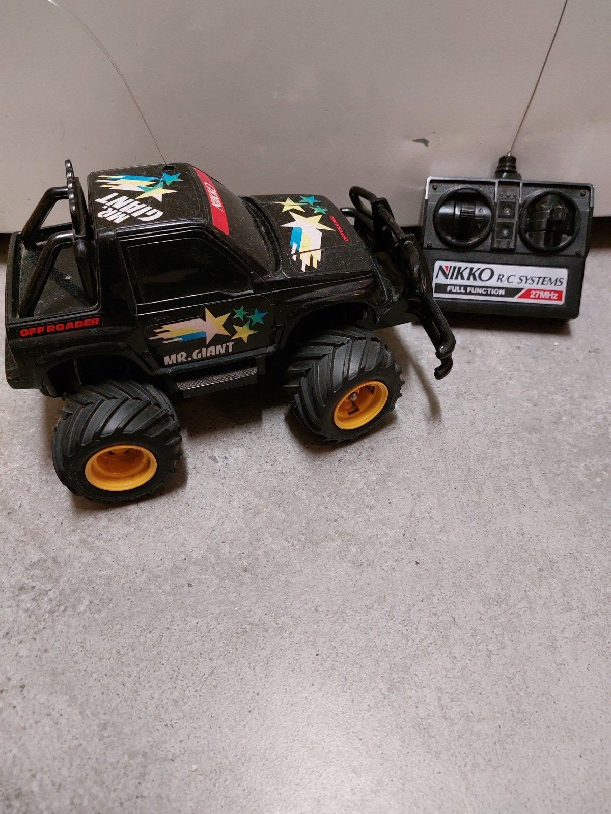 vintage retro 1980? nikko mr giant off road daihatsu vitara?, Elektro, Gebruikt, Auto offroad, Ophalen of Verzenden