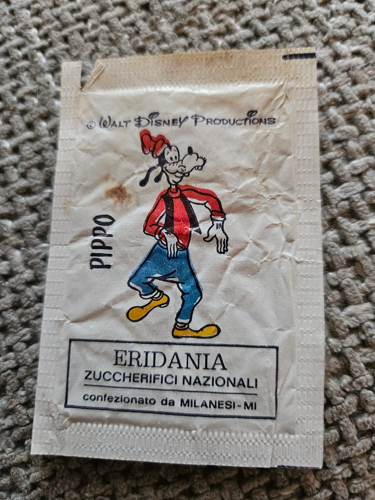 Disney Goofy & Caffè Elena suikerzakje, Ophalen of Verzenden, Goofy of Pluto, Gebruikt, Beeldje of Figuurtje