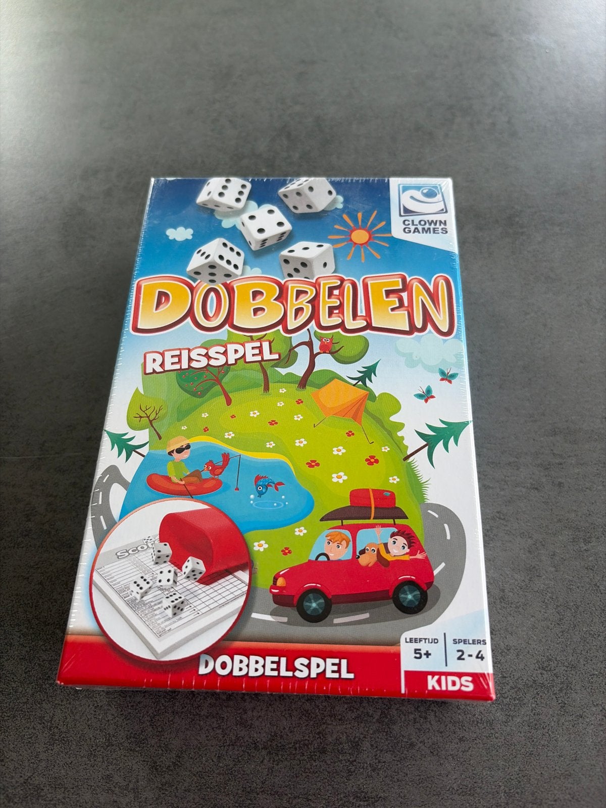 Dobbelen Reisspel - Nieuw in Verpakking, Hobby en Vrije tijd, Drie of vier spelers, Ophalen of Verzenden, Nieuw