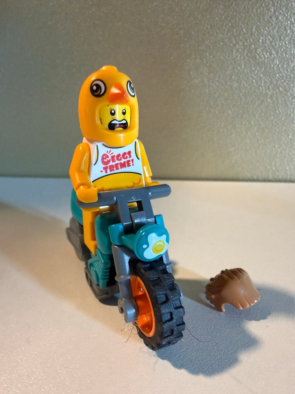 LEGO City Stuntz Kip Stuntmotor 60310 met minifiguur, Ophalen, Zo goed als nieuw, Overige merken