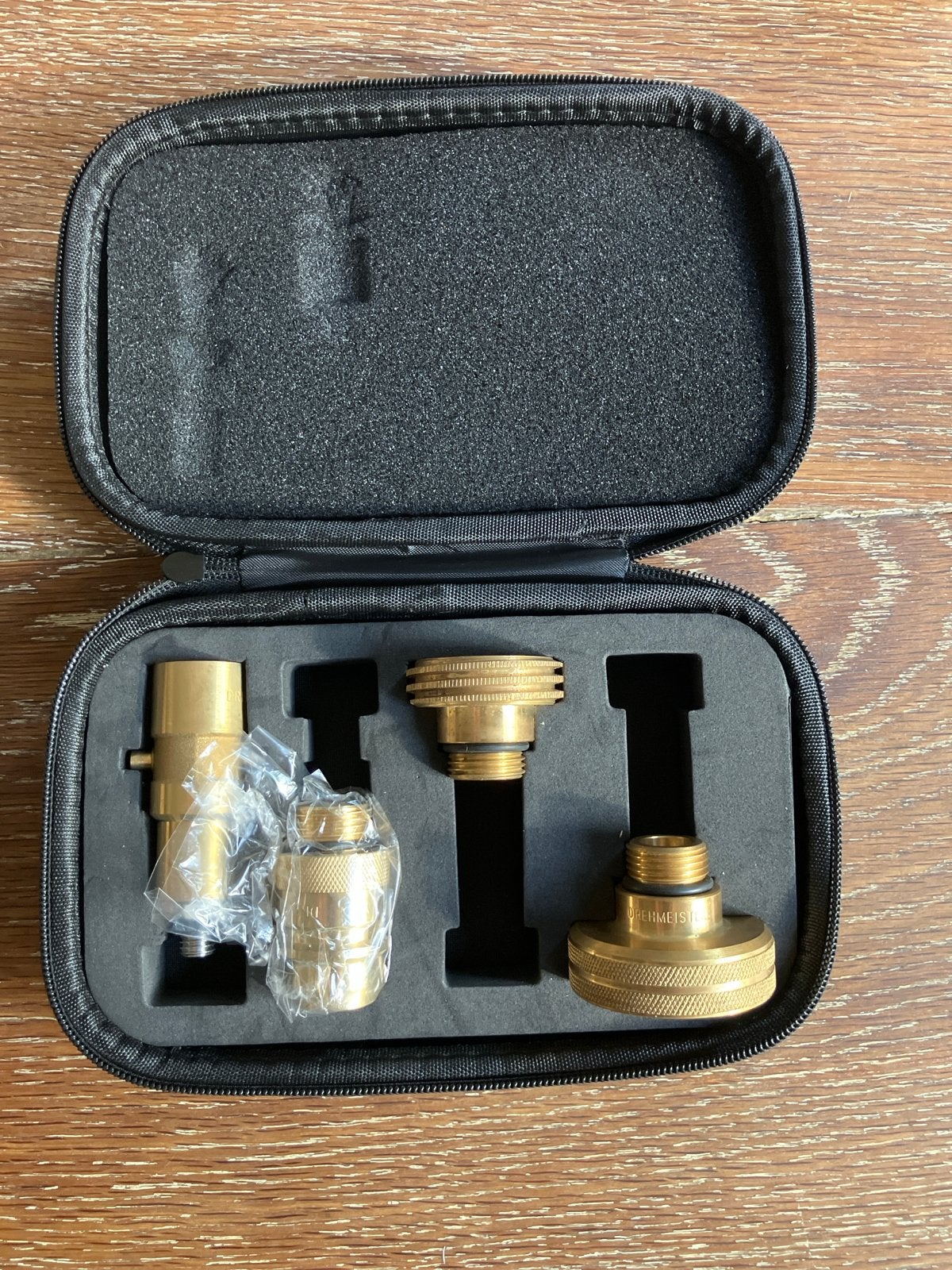 DREHMEISTER LPG Adapter Set - z.g.a. Nieuw in etui, Ophalen of Verzenden, Nieuw, Universele onderdelen