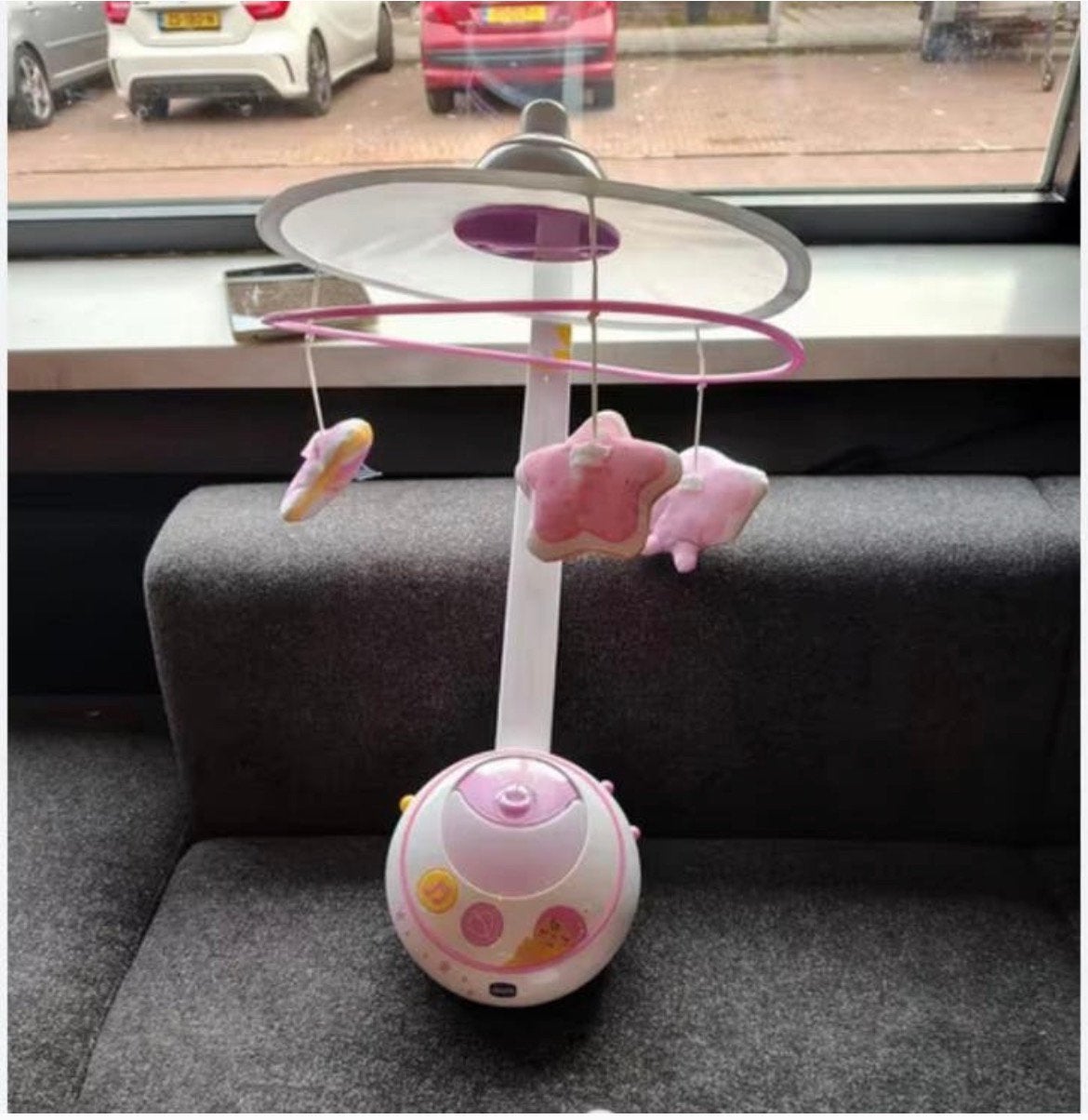 Chicco projectielamp voor de babykamer., Ophalen of Verzenden, Zo goed als nieuw, Lamp