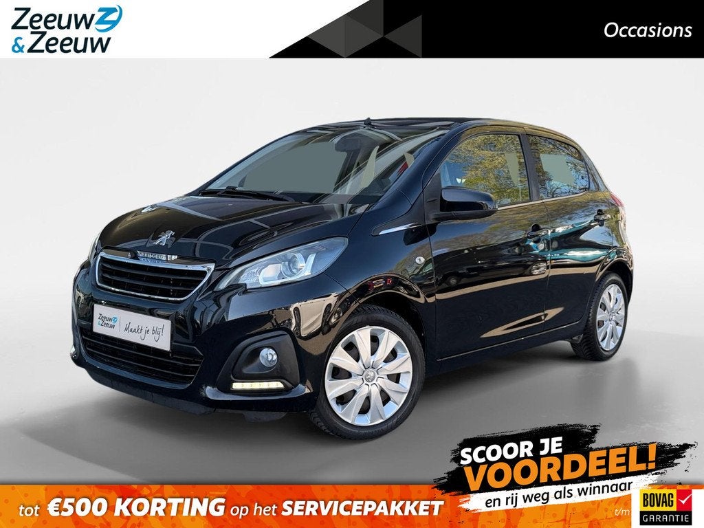 Peugeot 108 1.0 VTi Active Top CABRIO | Airco | Bluetooth |, Auto's, Voorwielaandrijving, Stof, Gebruikt, 4 stoelen