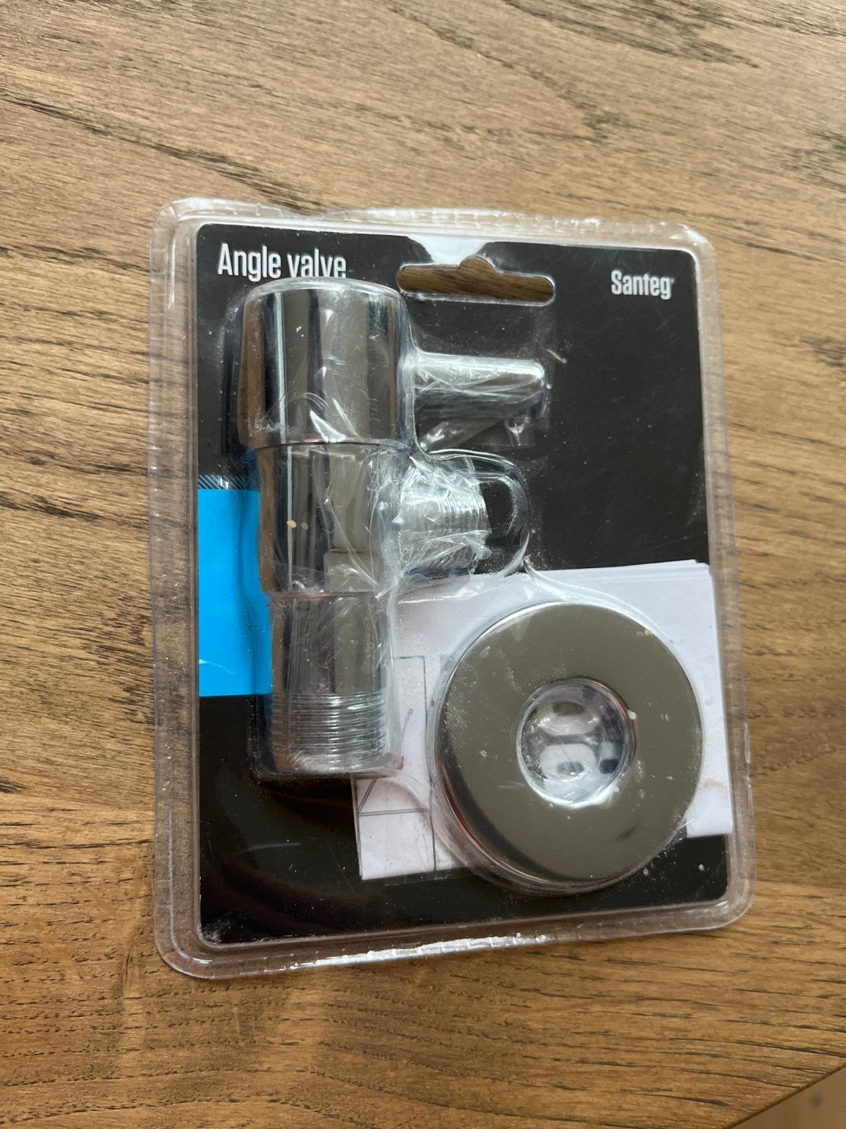 Nieuwe Santeg Hoekstopkraan 1/2" x 3/8" Chroom, Ophalen of Verzenden, Nieuw, Chroom, Kraan