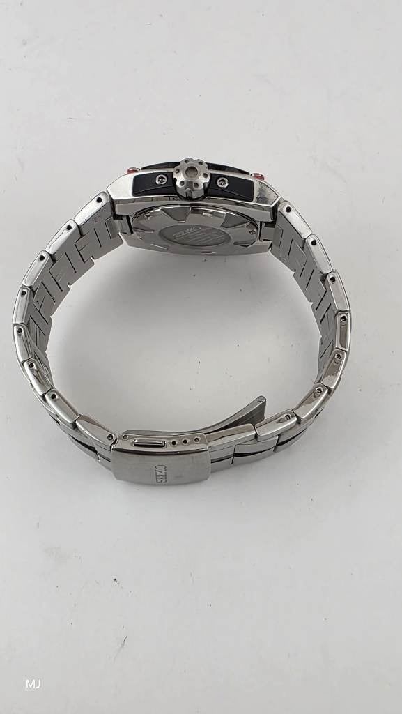 Seiko Sportura Kinetic Direct Drive horloge              H80, Gebruikt, Staal, ., Polshorloge