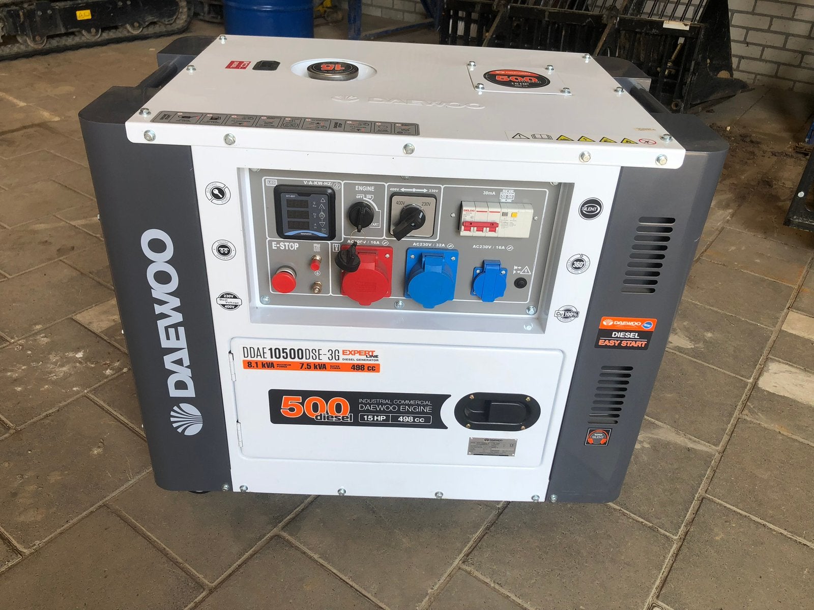 Aggregaat/generator te huur!, Ophalen