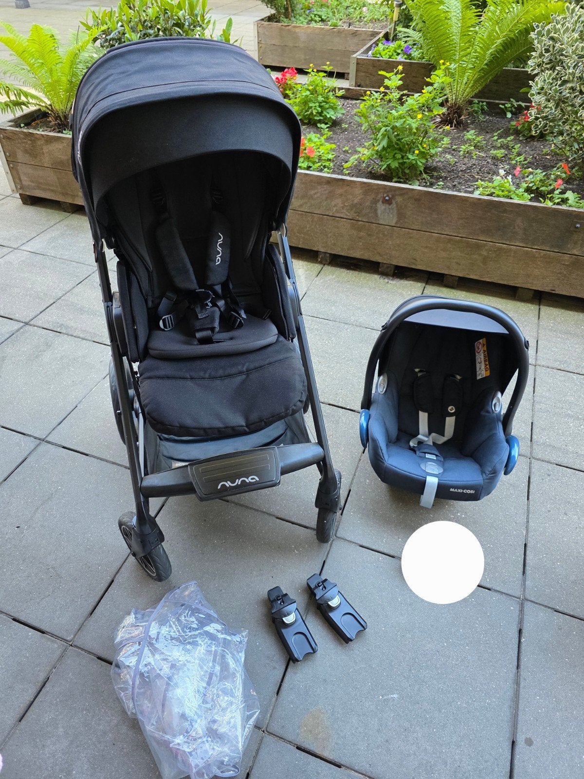 Nuna Mixx Next kinderwagen, Ophalen, Gebruikt, Regenhoes