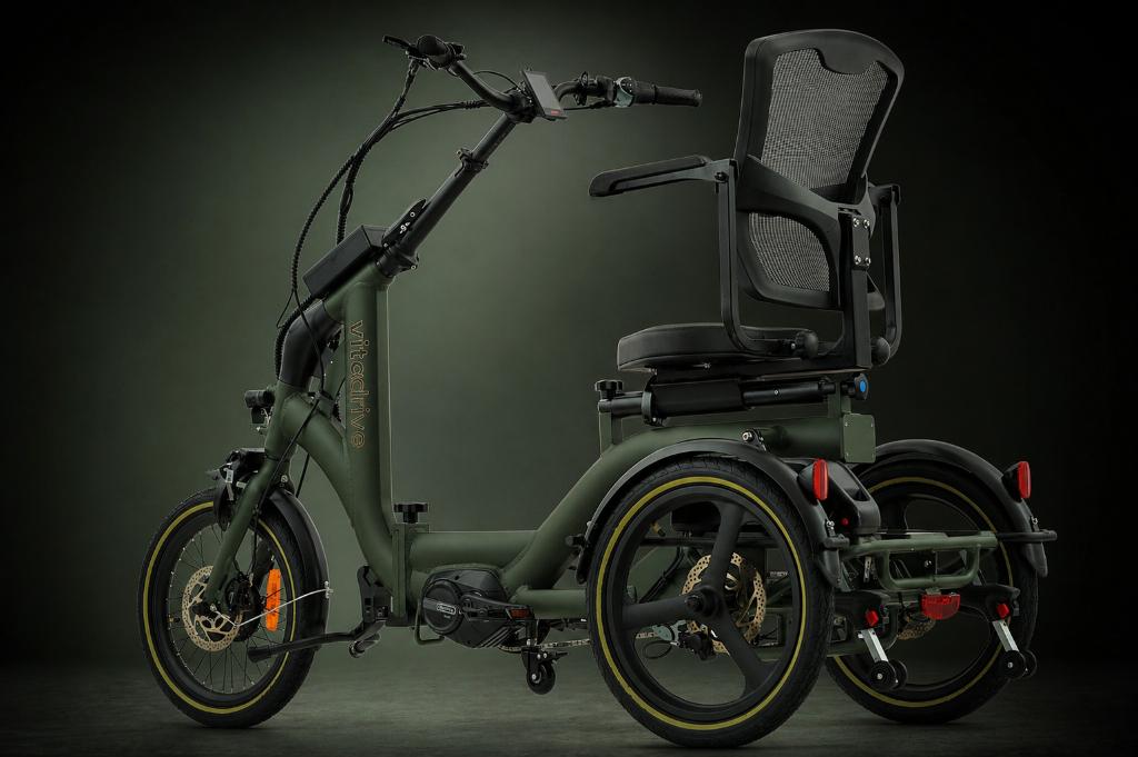 VitaDrive zitdriewielfiets, 960Wh accu, Deelbaar, Comfort, VitaDrive, VitaDrive, VitaDrive, Nieuw