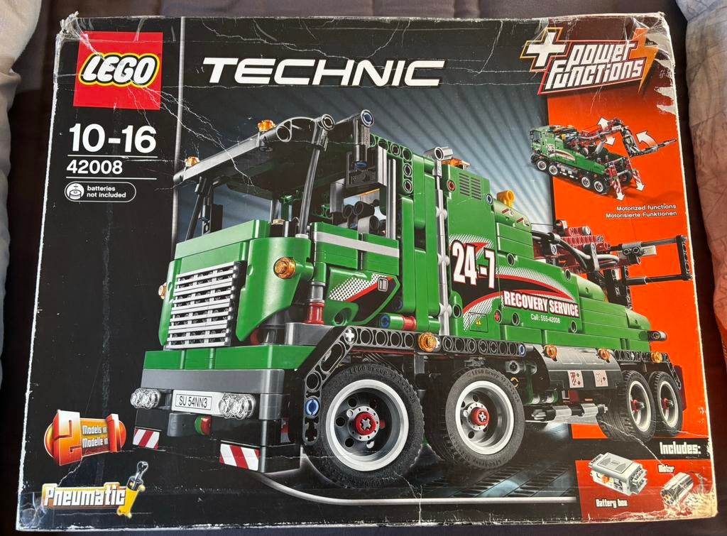LEGO-set 42008 compleet met doos en boekjes, Ophalen, Gebruikt, Lego, Compleet