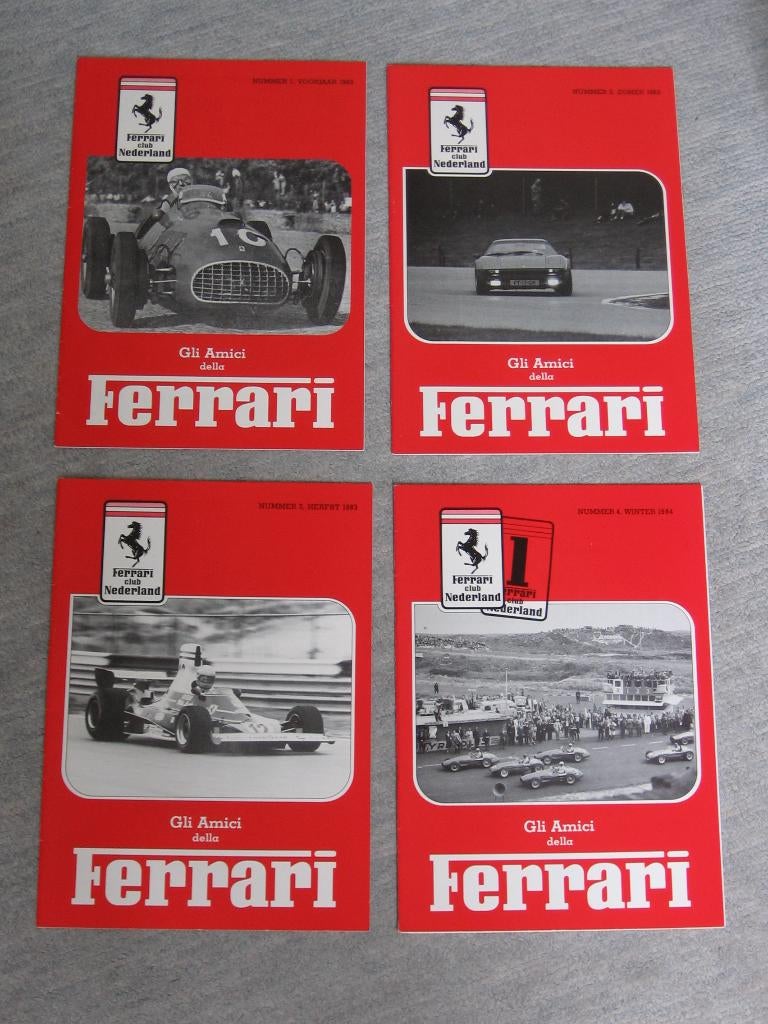 FER 261 Gli amici della Ferrari 159 clubbladen Ferrari Club, Ophalen, Zo goed als nieuw, Ferrari