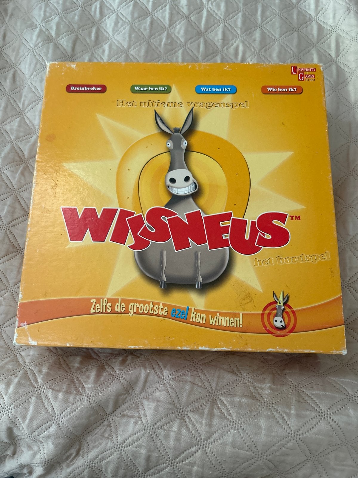 Wijsneus het bordspel - Het ultieme vragenspel, Drie of vier spelers, Ophalen of Verzenden, Gebruikt