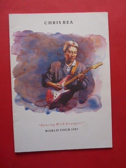 Tourbook  Chris Rea Dancing with Strangers 1987, Ophalen of Verzenden, Gebruikt, Boek, Tijdschrift of Artikel