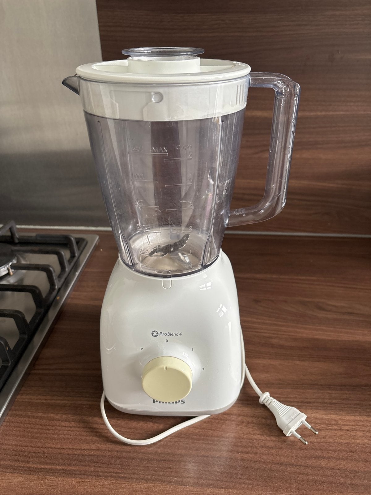 Philips ProBlend 4 Blender - Wit, Witgoed en Apparatuur, Ophalen of Verzenden, Gebruikt, Blender