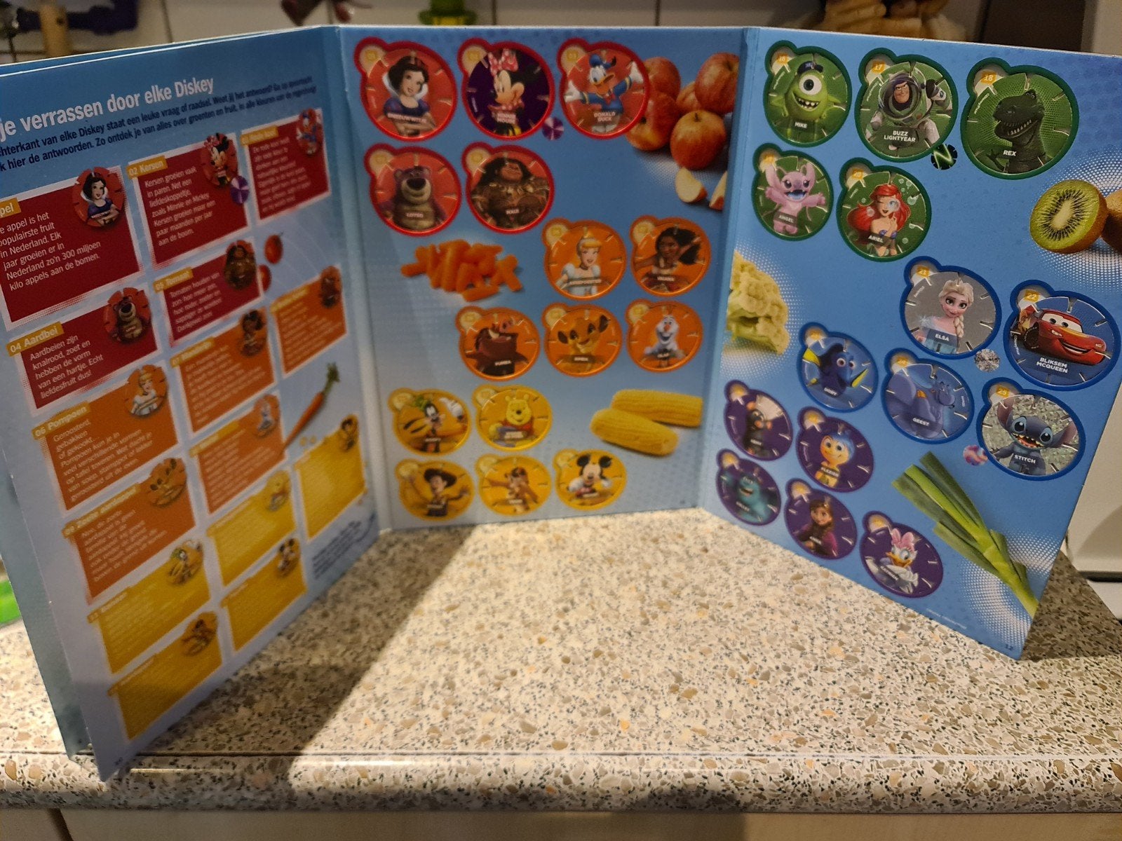 Disney Pixar Diskeyz Verzamelalbum Albert Heijn compleet, Albert Heijn, Ophalen of Verzenden