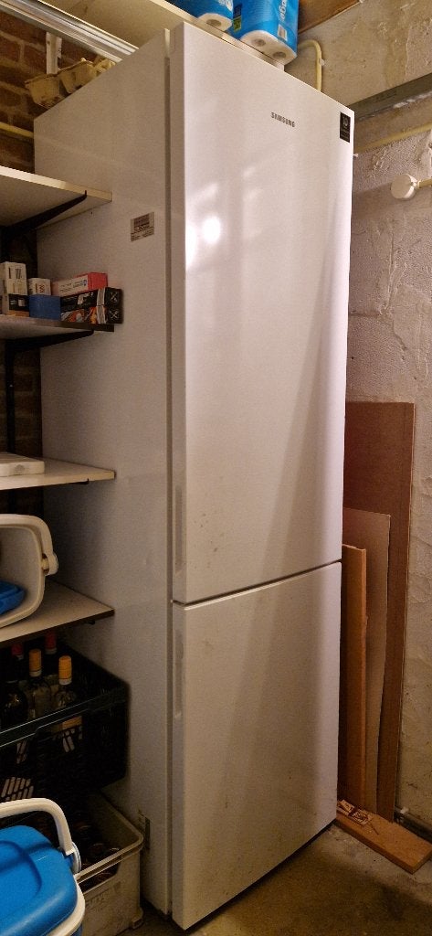 Samsung RB37J501MWW koel-vriescomb. – No Frost – 353 liter, Ophalen, Gebruikt, 200 liter of meer, Met aparte vriezer