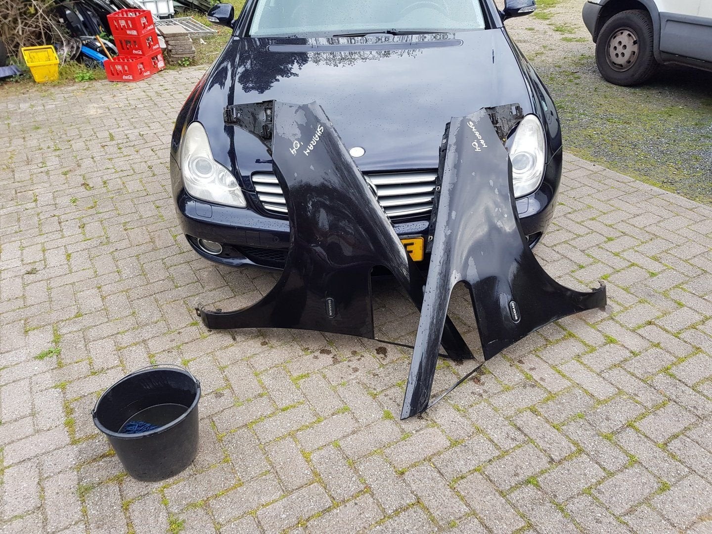 VW SHARAN VOORSCHERMEN BJ 2004, Gebruikt, -, -, Ophalen of Verzenden
