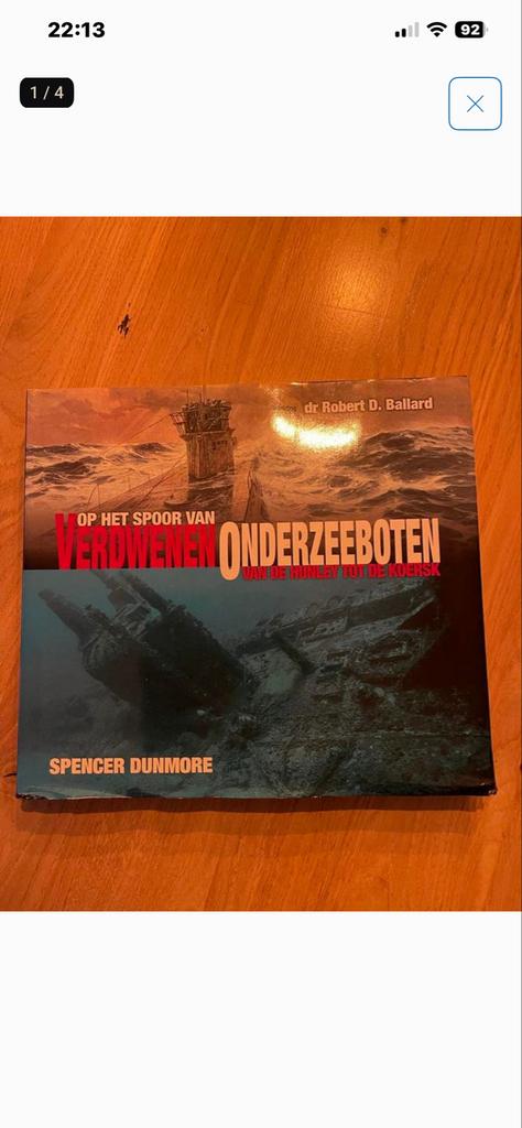 Op het spoor van verdwenen onderzeeboten, Boeken, Ophalen of Verzenden, Zo goed als nieuw