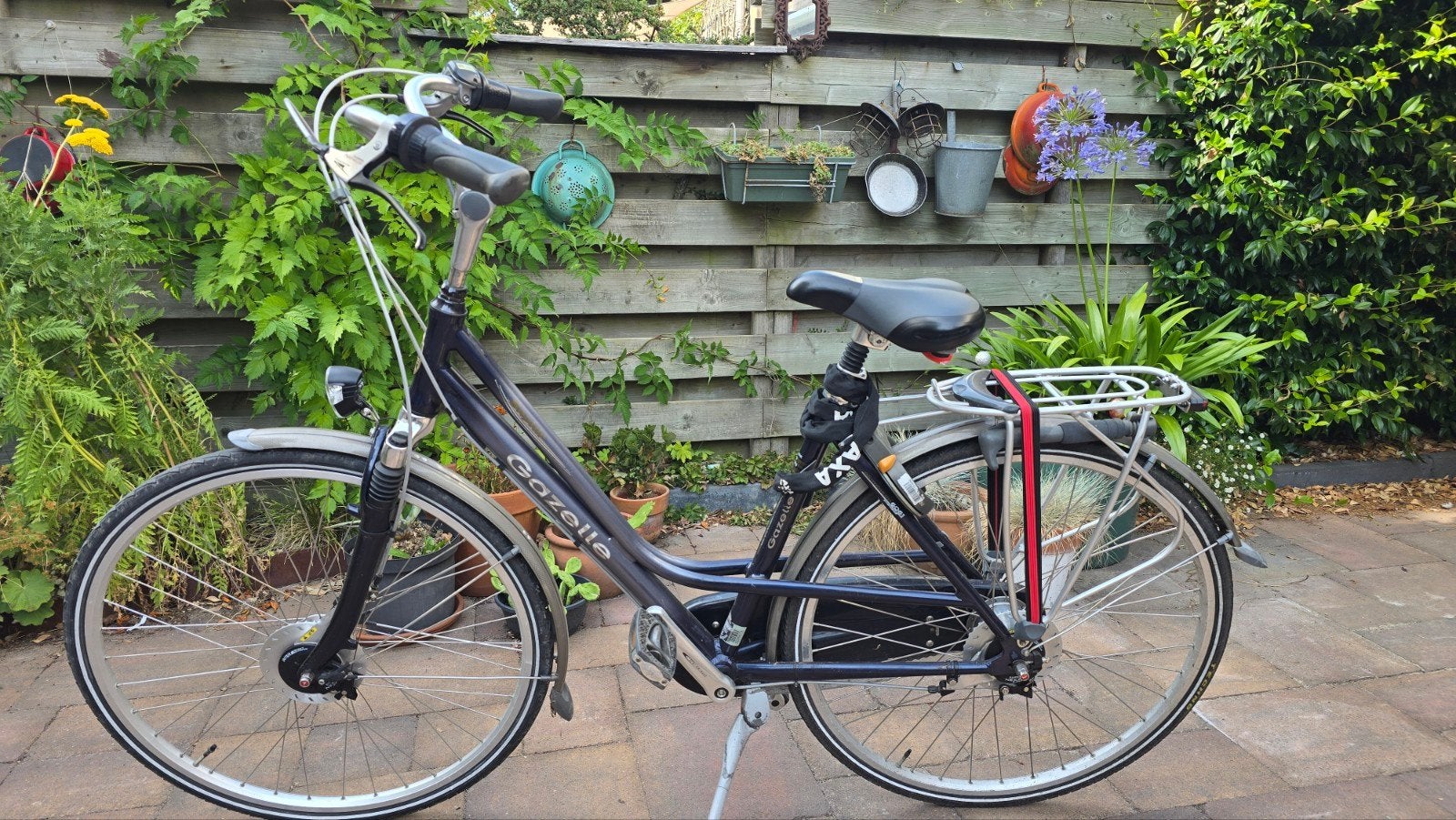 Gazelle Hyroline Royal Damesfiets - Frame 49cm, 8 versn., Ophalen, Gebruikt, Velgrem, 47 tot 50 cm