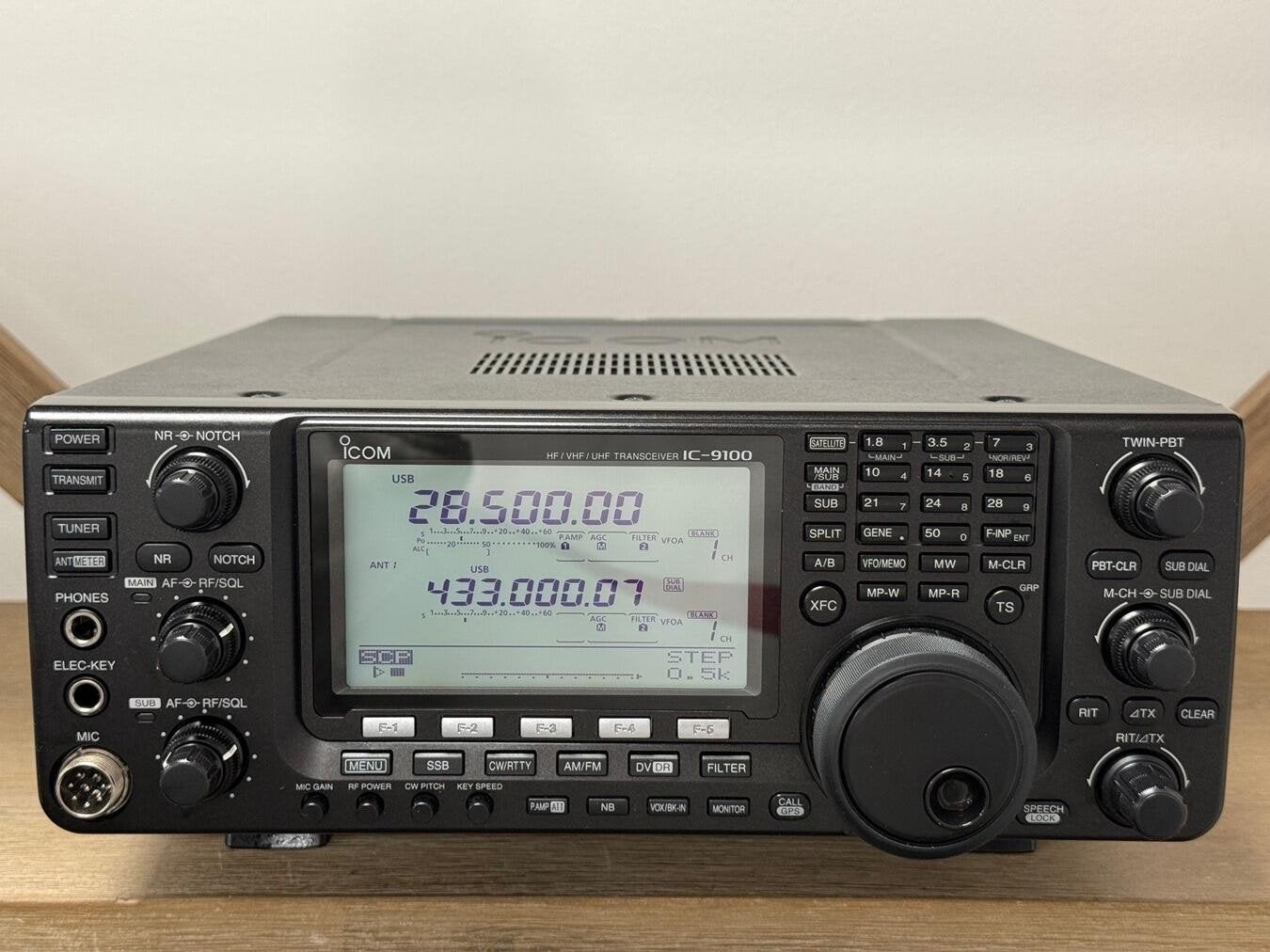 Icom IC-9100 HF/VHF/UHF Transceiver incl. 23cm module, Ophalen of Verzenden, Zo goed als nieuw, Zender en Ontvanger