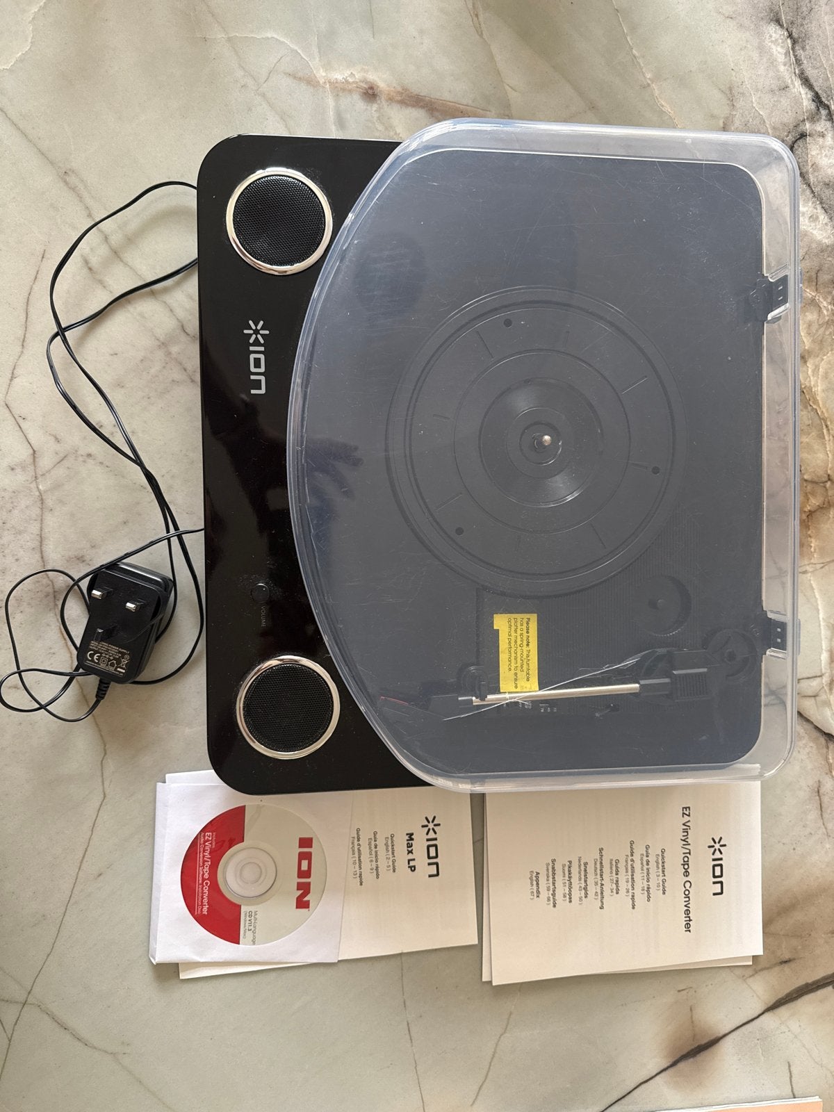 Ion Max LP Platenspeler met USB-aansluiting, Overige merken, Ophalen of Verzenden, Zo goed als nieuw, USB-aansluiting