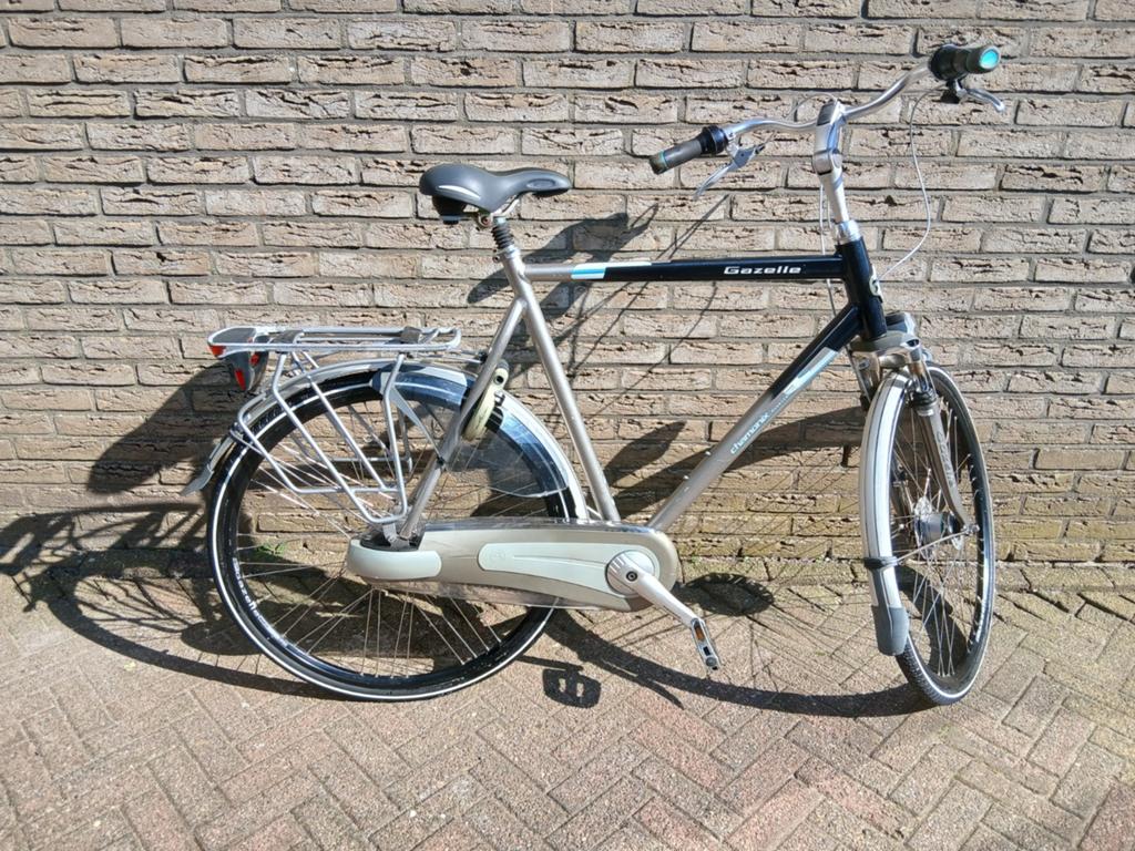 Gazelle Chamonix Herenfiets Goede staat, Ophalen, Gebruikt, Versnellingen, 56 cm of meer