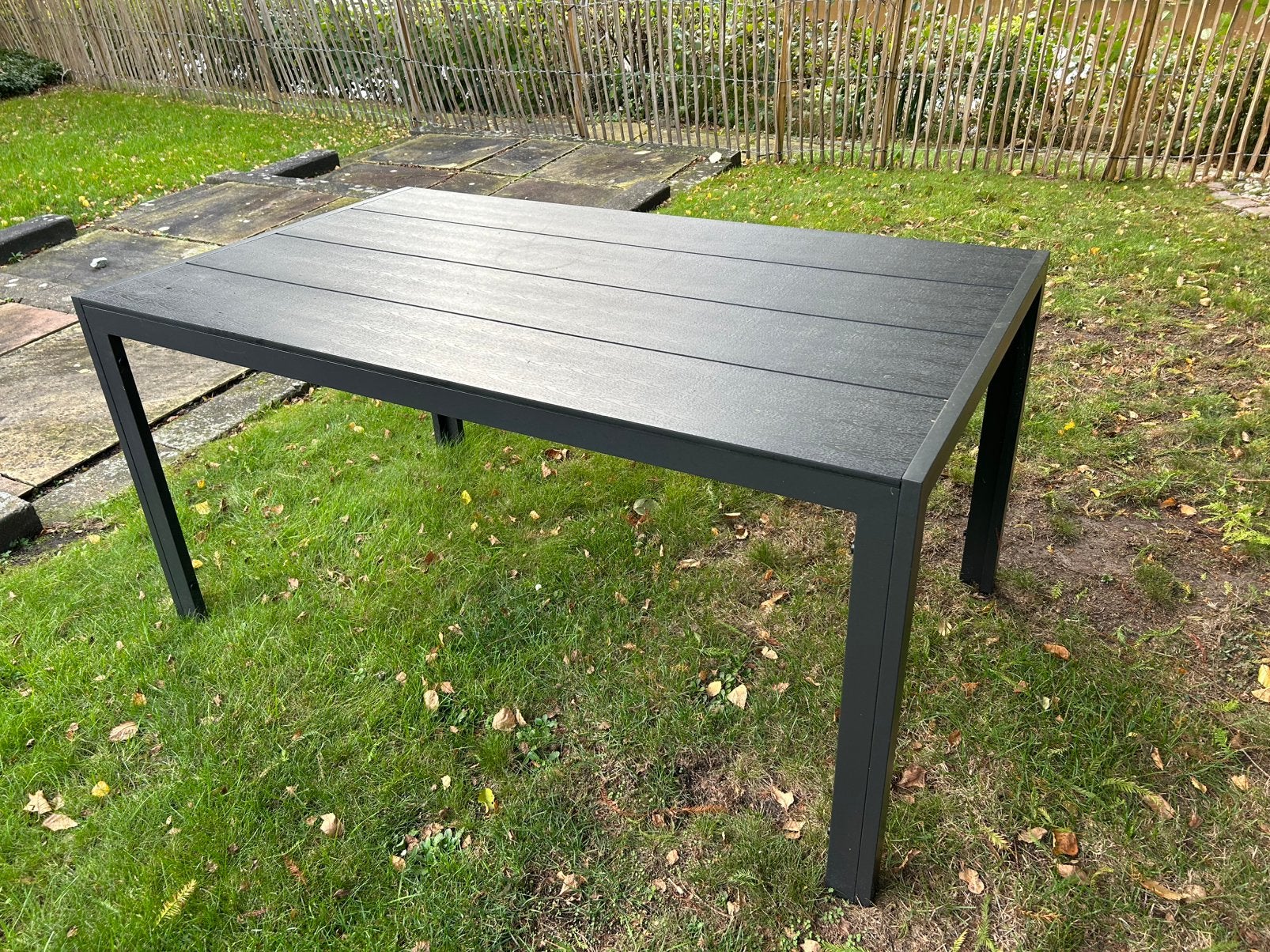 (Tuin)tafel Jysk, nette staat, Ophalen, Zo goed als nieuw, Rechthoekig, Aluminium