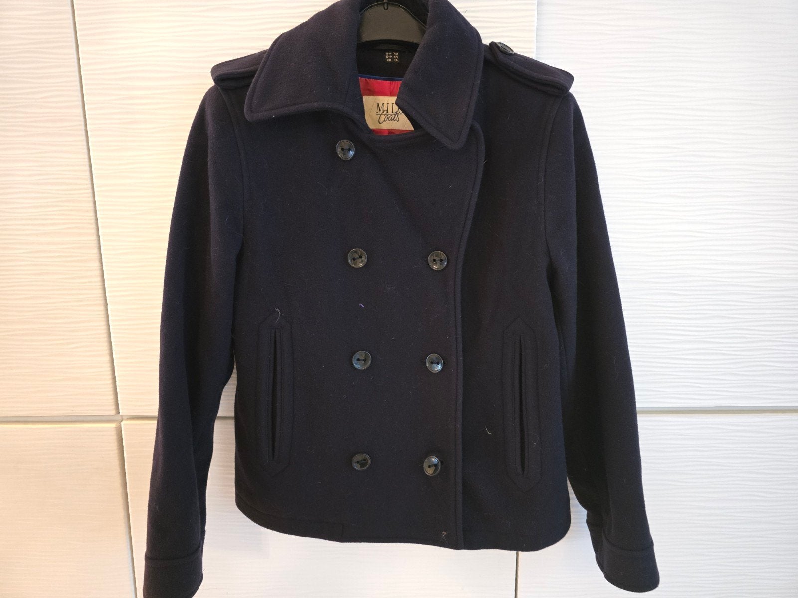 Milo Coats Peacoat - Donkerblauw, Maat 42/44 (L), Blauw, Maat 42/44 (L), Ophalen of Verzenden, Zo goed als nieuw