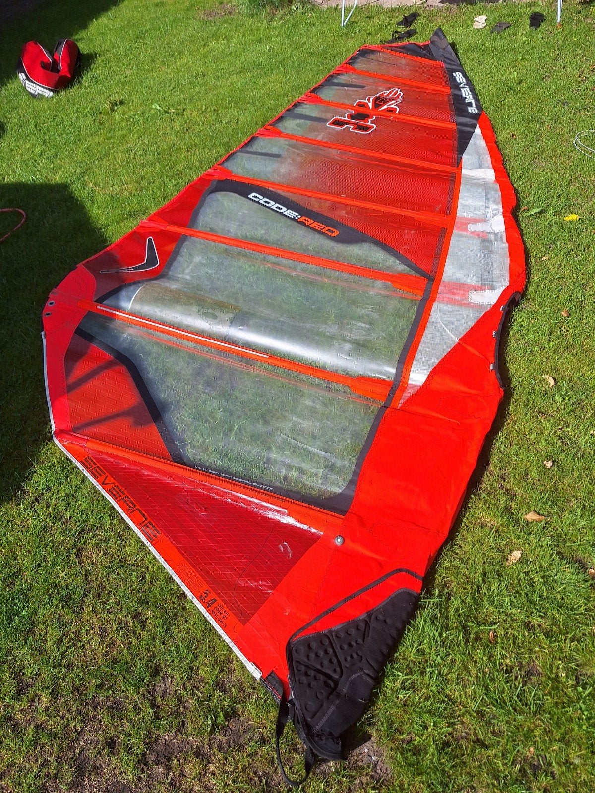 Severne Code Red 5.4 zeil., Watersport en Boten, Windsurfen, Ophalen of Verzenden, Gebruikt, Severne, Zeil