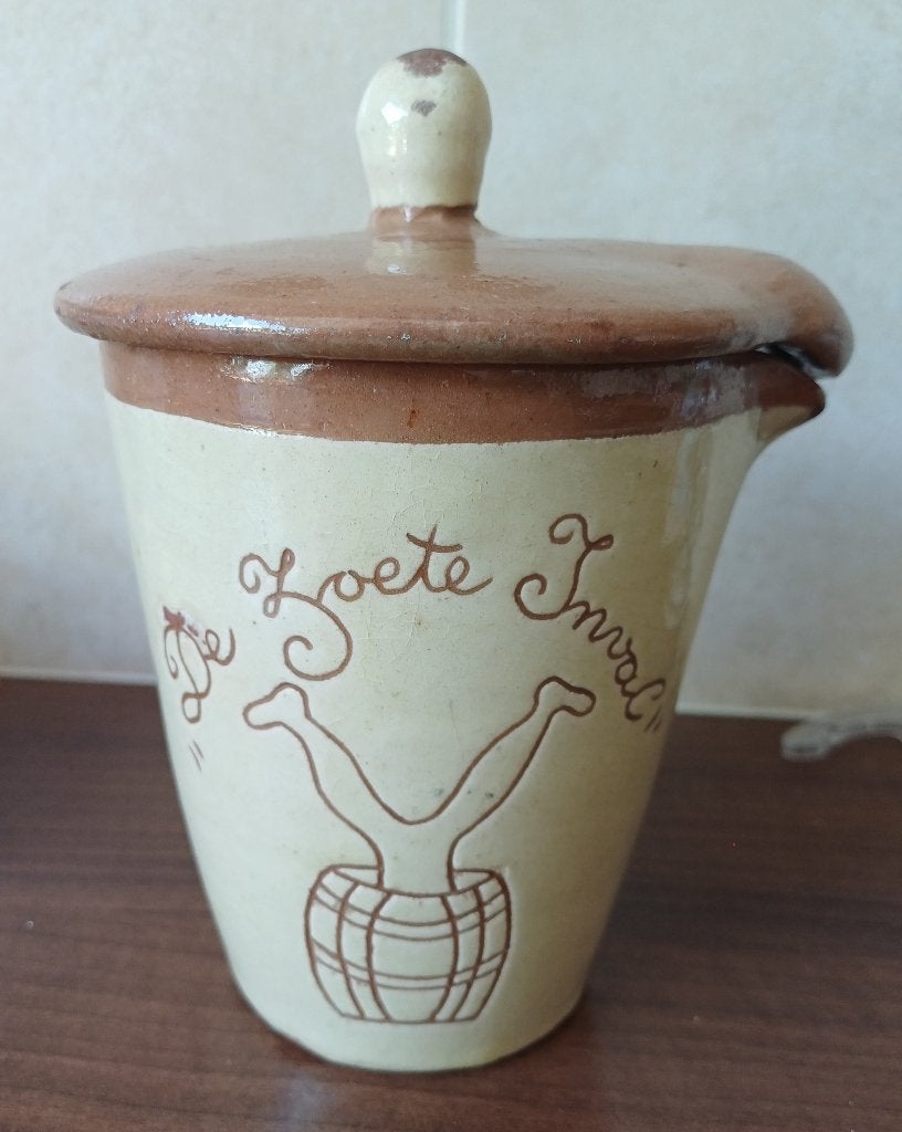 Vintage Stroopkan "De Zoete Inval" - Zoeterwoude, Antiek en Kunst, Ophalen of Verzenden