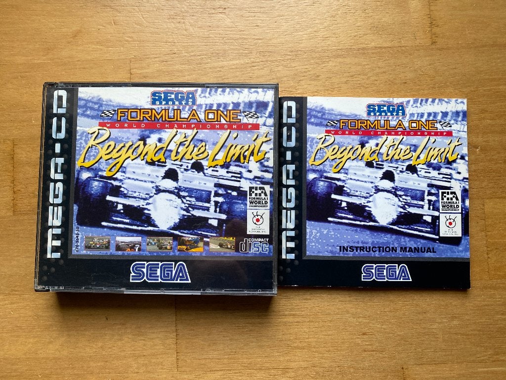 Formula one beyond the limit sega mega cd, 1 speler, Racen en Vliegen, Ophalen of Verzenden, Zo goed als nieuw