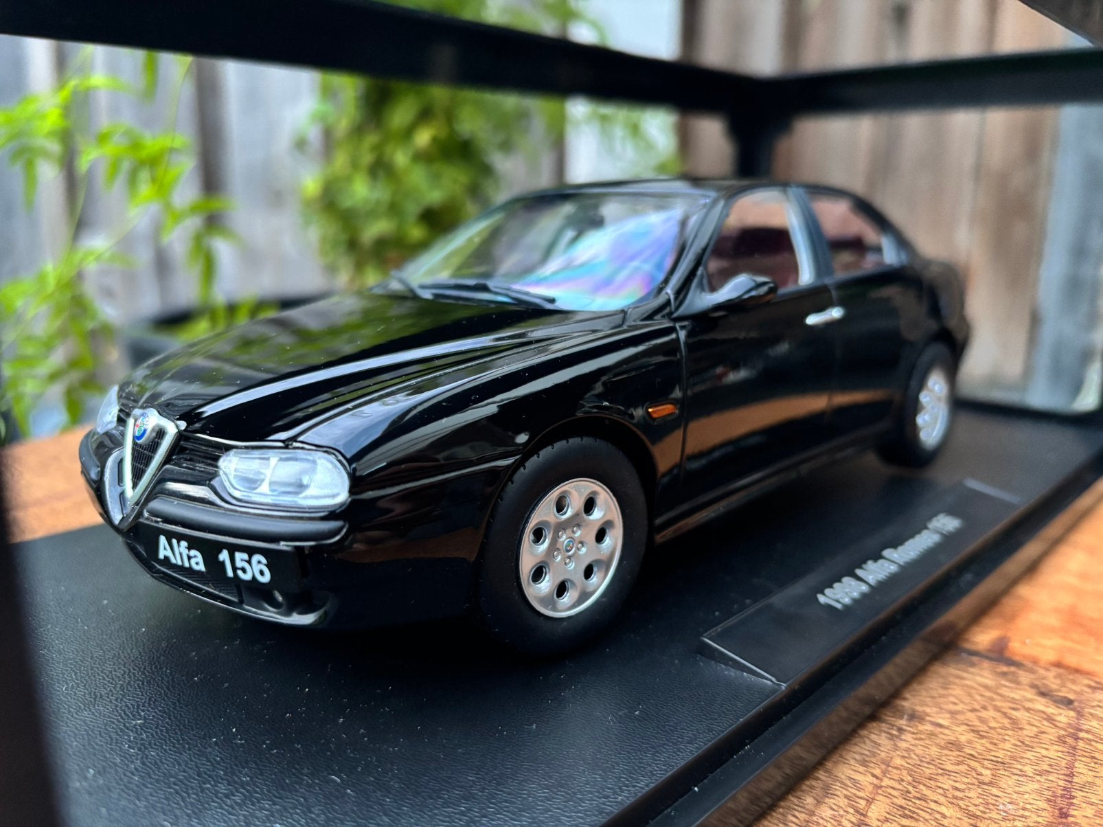 Triple9 Alfa Romeo 156 berlina zwart 1:18, Ophalen of Verzenden, Nieuw, Auto, Overige merken